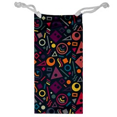 Random, Abstract, Forma, Cube, Triangle, Creative Jewelry Bag