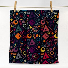 Random, Abstract, Forma, Cube, Triangle, Creative Face Towel