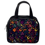 Random, Abstract, Forma, Cube, Triangle, Creative Classic Handbag (Two Sides) Back