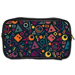 Random, Abstract, Forma, Cube, Triangle, Creative Toiletries Bag (one Side)