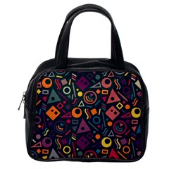 Random, Abstract, Forma, Cube, Triangle, Creative Classic Handbag (one Side)