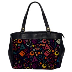 Random, Abstract, Forma, Cube, Triangle, Creative Oversize Office Handbag