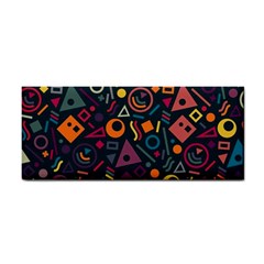 Random, Abstract, Forma, Cube, Triangle, Creative Hand Towel by nateshop