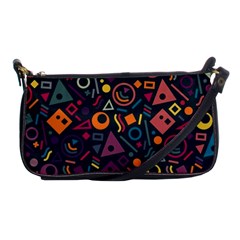 Random, Abstract, Forma, Cube, Triangle, Creative Shoulder Clutch Bag