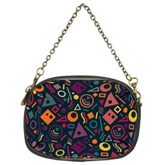 Random, Abstract, Forma, Cube, Triangle, Creative Chain Purse (two Sides)