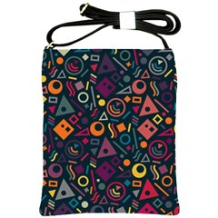 Random, Abstract, Forma, Cube, Triangle, Creative Shoulder Sling Bag