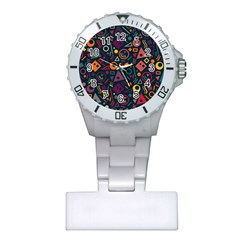 Random, Abstract, Forma, Cube, Triangle, Creative Plastic Nurses Watch