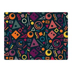 Random, Abstract, Forma, Cube, Triangle, Creative Two Sides Premium Plush Fleece Blanket (mini)