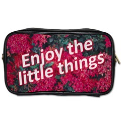 Indulge In Life s Small Pleasures  Toiletries Bag (one Side) by dflcprintsclothing