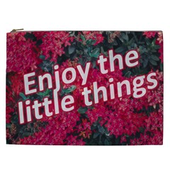 Indulge In Life s Small Pleasures  Cosmetic Bag (xxl) by dflcprintsclothing