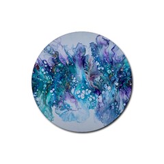 Sea Anemone Rubber Coaster (round) by CKArtCreations