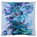 Sea anemone Standard Premium Plush Fleece Cushion Case (Two Sides) Back