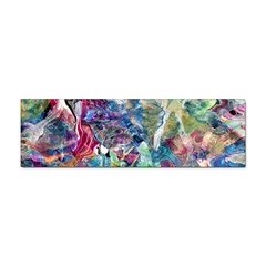 Abstract Confluence Sticker (bumper) by kaleidomarblingart