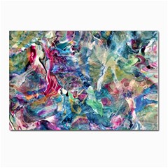 Abstract Confluence Postcards 5  X 7  (pkg Of 10) by kaleidomarblingart