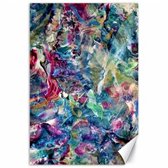 Abstract Confluence Canvas 24  X 36  by kaleidomarblingart