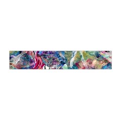 Abstract Confluence Premium Plush Fleece Scarf (mini) by kaleidomarblingart