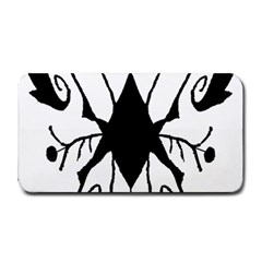 Black Silhouette Artistic Hand Draw Symbol Wb Medium Bar Mat by dflcprintsclothing