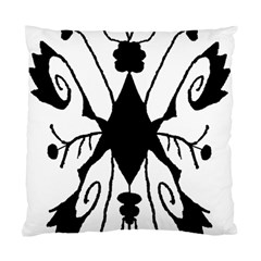 Black Silhouette Artistic Hand Draw Symbol Wb Standard Cushion Case (one Side) by dflcprintsclothing