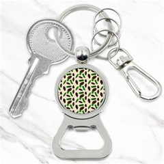 Spruce Sample Christmas Tree Branches Seamless Digital Texture Forest Nature Pattern Bottle Opener Key Chain by Maspions