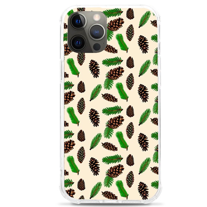 Spruce Sample Christmas Tree Branches Seamless Digital Texture Forest Nature Pattern iPhone 12 Pro max TPU UV Print Case