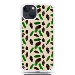 Spruce Sample Christmas Tree Branches Seamless Digital Texture Forest Nature Pattern Iphone 13 Tpu Uv Print Case by Maspions