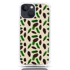 Spruce Sample Christmas Tree Branches Seamless Digital Texture Forest Nature Pattern Iphone 13 Mini Tpu Uv Print Case by Maspions