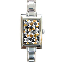 Pattern Tile Squares Triangles Seamless Geometry Rectangle Italian Charm Watch