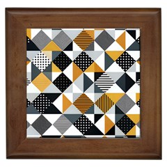 Pattern Tile Squares Triangles Seamless Geometry Framed Tile