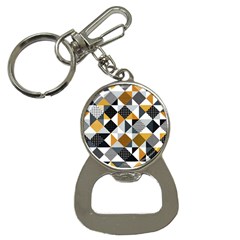 Pattern Tile Squares Triangles Seamless Geometry Bottle Opener Key Chain by Maspions