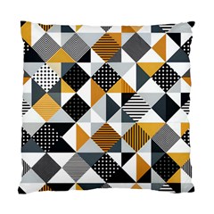 Pattern Tile Squares Triangles Seamless Geometry Standard Cushion Case (two Sides)