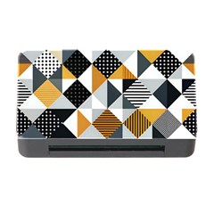 Pattern Tile Squares Triangles Seamless Geometry Memory Card Reader With Cf