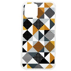 Pattern Tile Squares Triangles Seamless Geometry Iphone 12 Pro Max Tpu Uv Print Case by Maspions