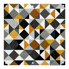 Pattern Tile Squares Triangles Seamless Geometry Banner And Sign 3  X 3 