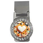 Valentine s Day Design Heart Love Poster Decor Romance Postcard Youth Fun Money Clips (CZ)  Front