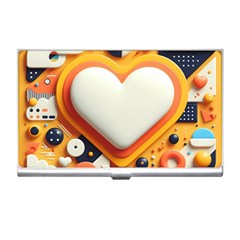 Valentine s Day Design Heart Love Poster Decor Romance Postcard Youth Fun Business Card Holder