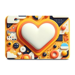 Valentine s Day Design Heart Love Poster Decor Romance Postcard Youth Fun Plate Mats