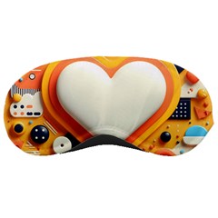 Valentine s Day Design Heart Love Poster Decor Romance Postcard Youth Fun Sleep Mask by Maspions