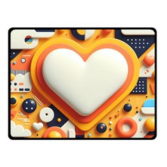 Valentine s Day Design Heart Love Poster Decor Romance Postcard Youth Fun Fleece Blanket (small)