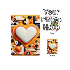 Valentine s Day Design Heart Love Poster Decor Romance Postcard Youth Fun Playing Cards 54 Designs (mini)