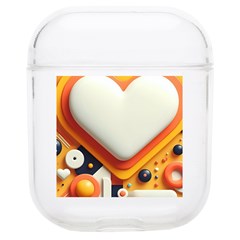 Valentine s Day Design Heart Love Poster Decor Romance Postcard Youth Fun Soft Tpu Airpods 1/2 Case by Maspions