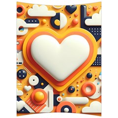 Valentine s Day Design Heart Love Poster Decor Romance Postcard Youth Fun Back Support Cushion