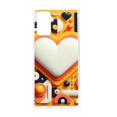 Valentine s Day Design Heart Love Poster Decor Romance Postcard Youth Fun Samsung Galaxy Note 20 Tpu Uv Case by Maspions