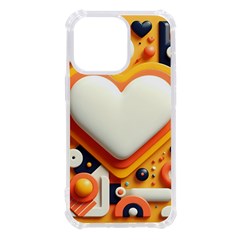 Valentine s Day Design Heart Love Poster Decor Romance Postcard Youth Fun Iphone 13 Pro Tpu Uv Print Case by Maspions