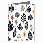 Autumn Leaves Fall Pattern Design Decor Nature Season Beauty Foliage Decoration Background Texture Greeting Card Left