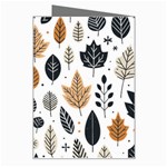 Autumn Leaves Fall Pattern Design Decor Nature Season Beauty Foliage Decoration Background Texture Greeting Card Right