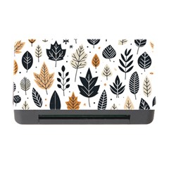 Autumn Leaves Fall Pattern Design Decor Nature Season Beauty Foliage Decoration Background Texture Memory Card Reader With Cf by Maspions