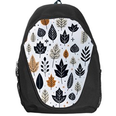 Autumn Leaves Fall Pattern Design Decor Nature Season Beauty Foliage Decoration Background Texture Backpack Bag