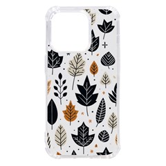 Autumn Leaves Fall Pattern Design Decor Nature Season Beauty Foliage Decoration Background Texture Iphone 14 Pro Tpu Uv Print Case by Maspions