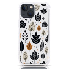 Autumn Leaves Fall Pattern Design Decor Nature Season Beauty Foliage Decoration Background Texture Iphone 13 Mini Tpu Uv Print Case by Maspions