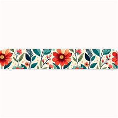 Flowers Flora Floral Background Pattern Nature Seamless Bloom Background Wallpaper Spring Small Bar Mat